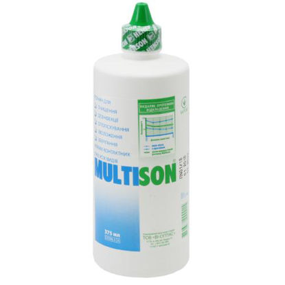 Світлина Multison (Мультісон) розчин по догляду за контактними лінзами 375мл